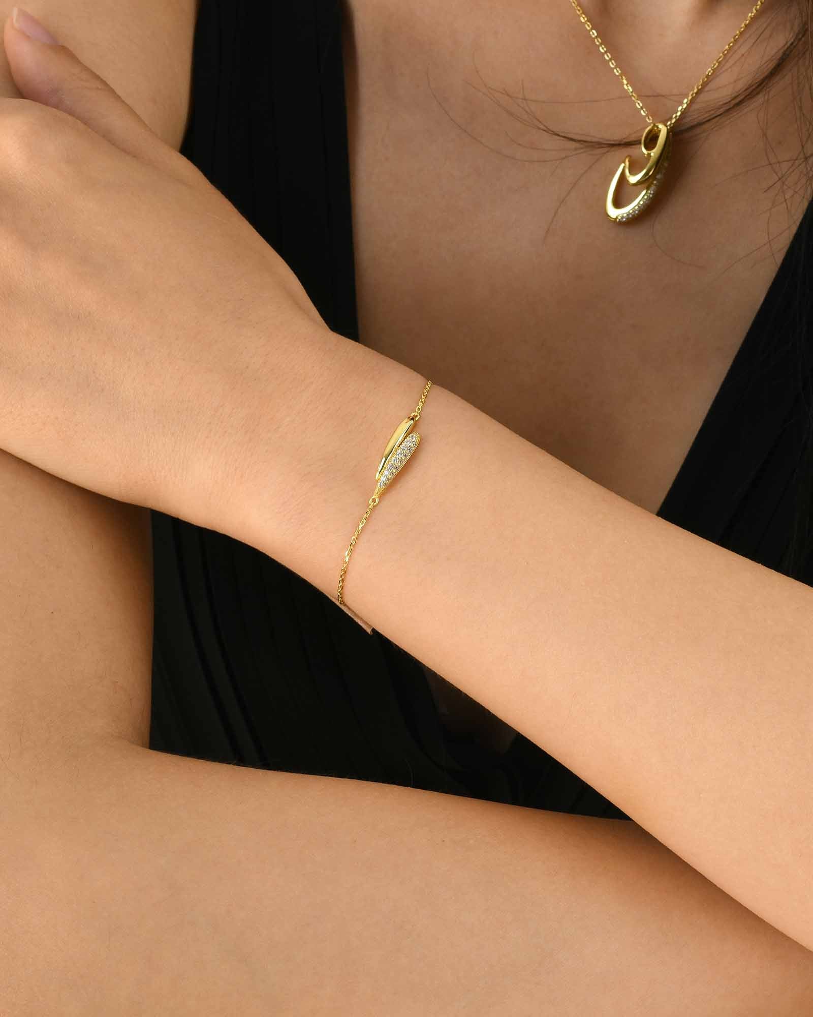 Elongated Drops Bracelet - 8220300