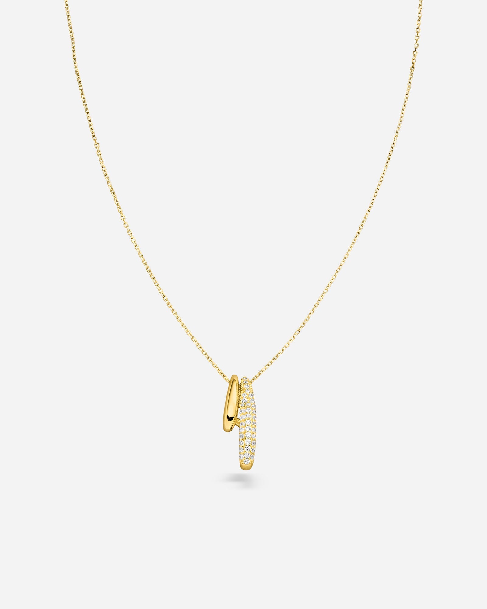 Elongated Drops Necklace - 8230200