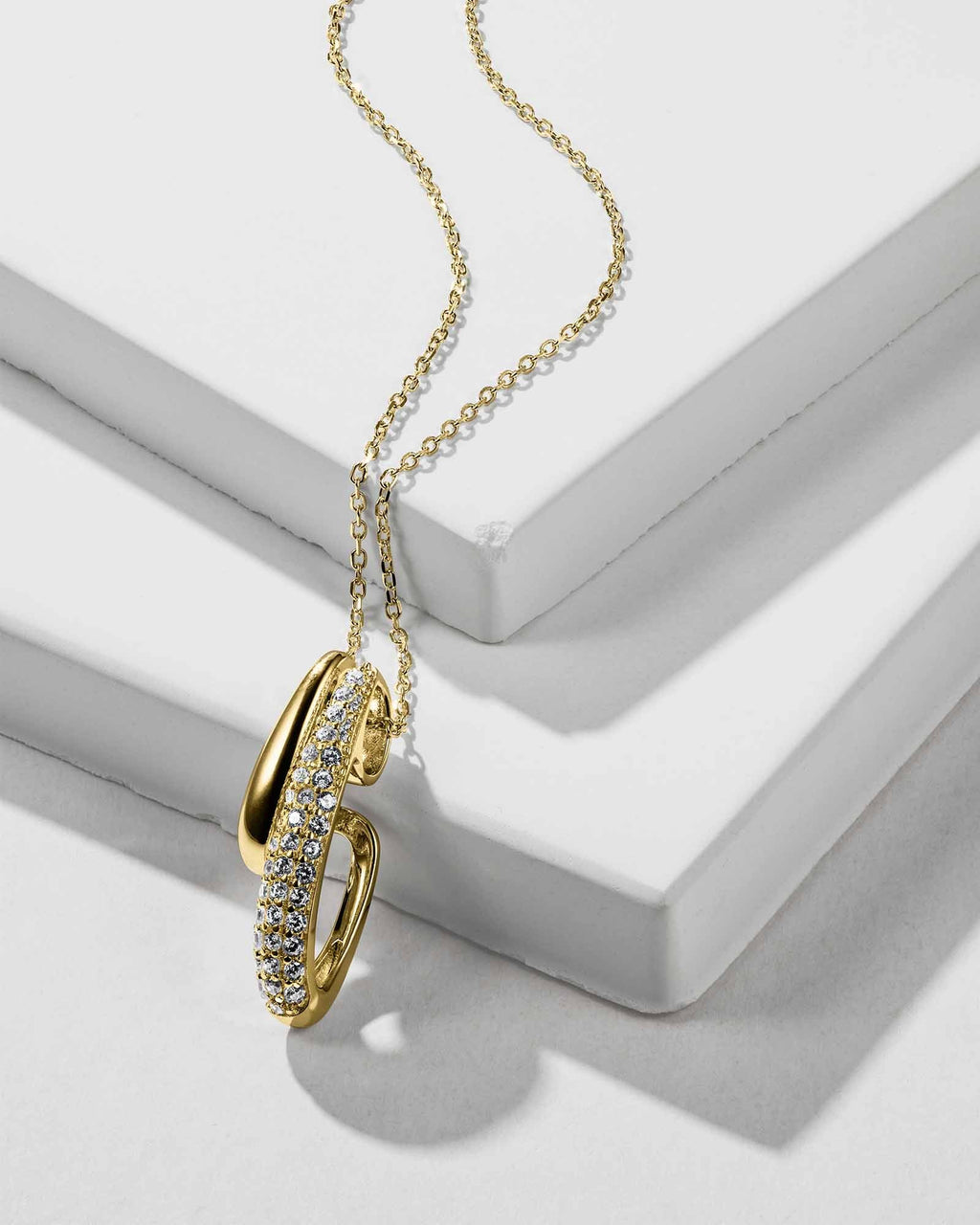 Elongated Drops Necklace - 8230200