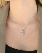 Elongated Drops Necklace - 8232100