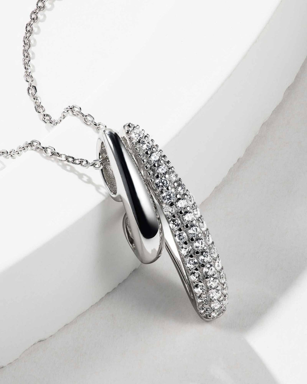 Elongated Drops Necklace - 8232100