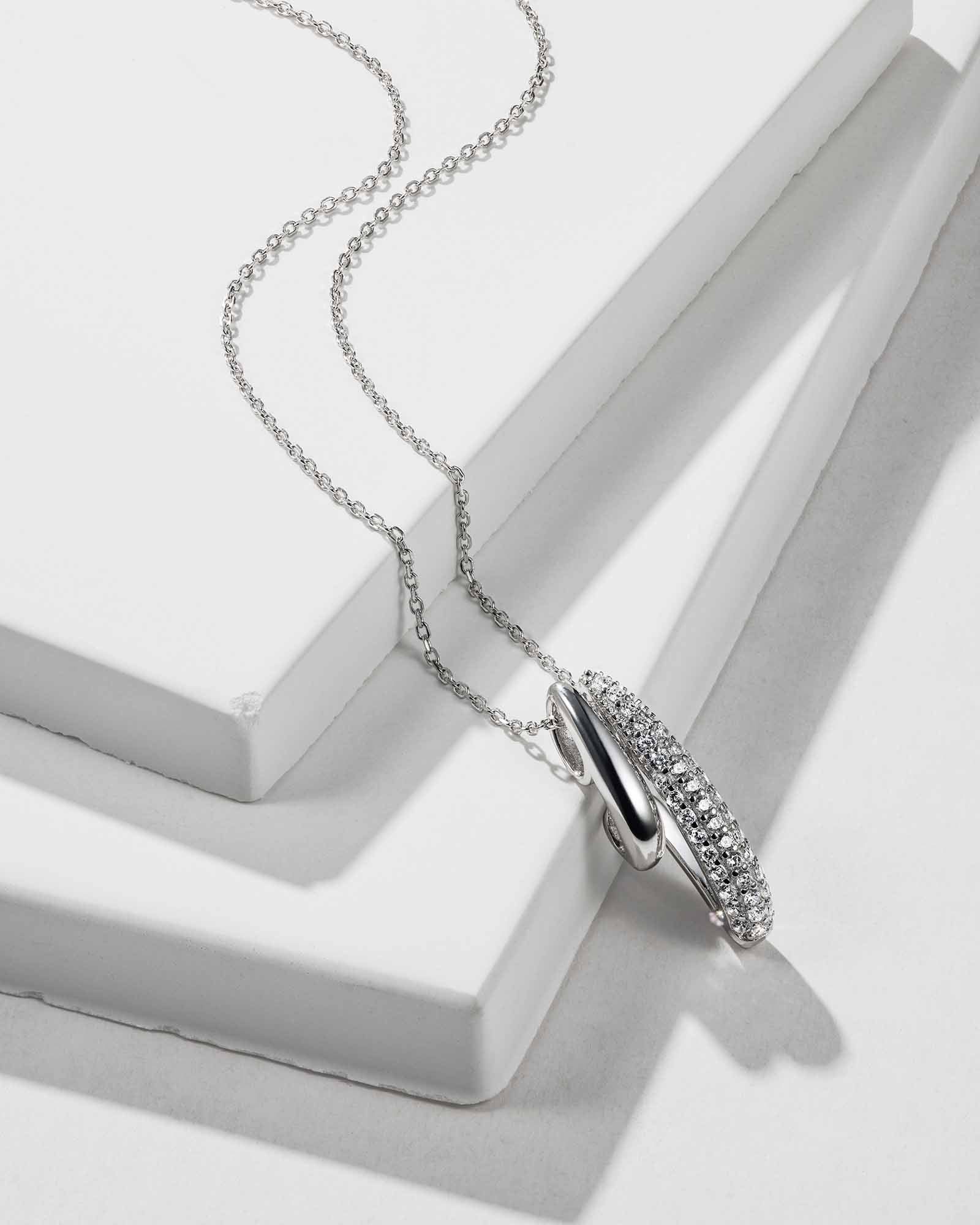 Elongated Drops Necklace - 8232100