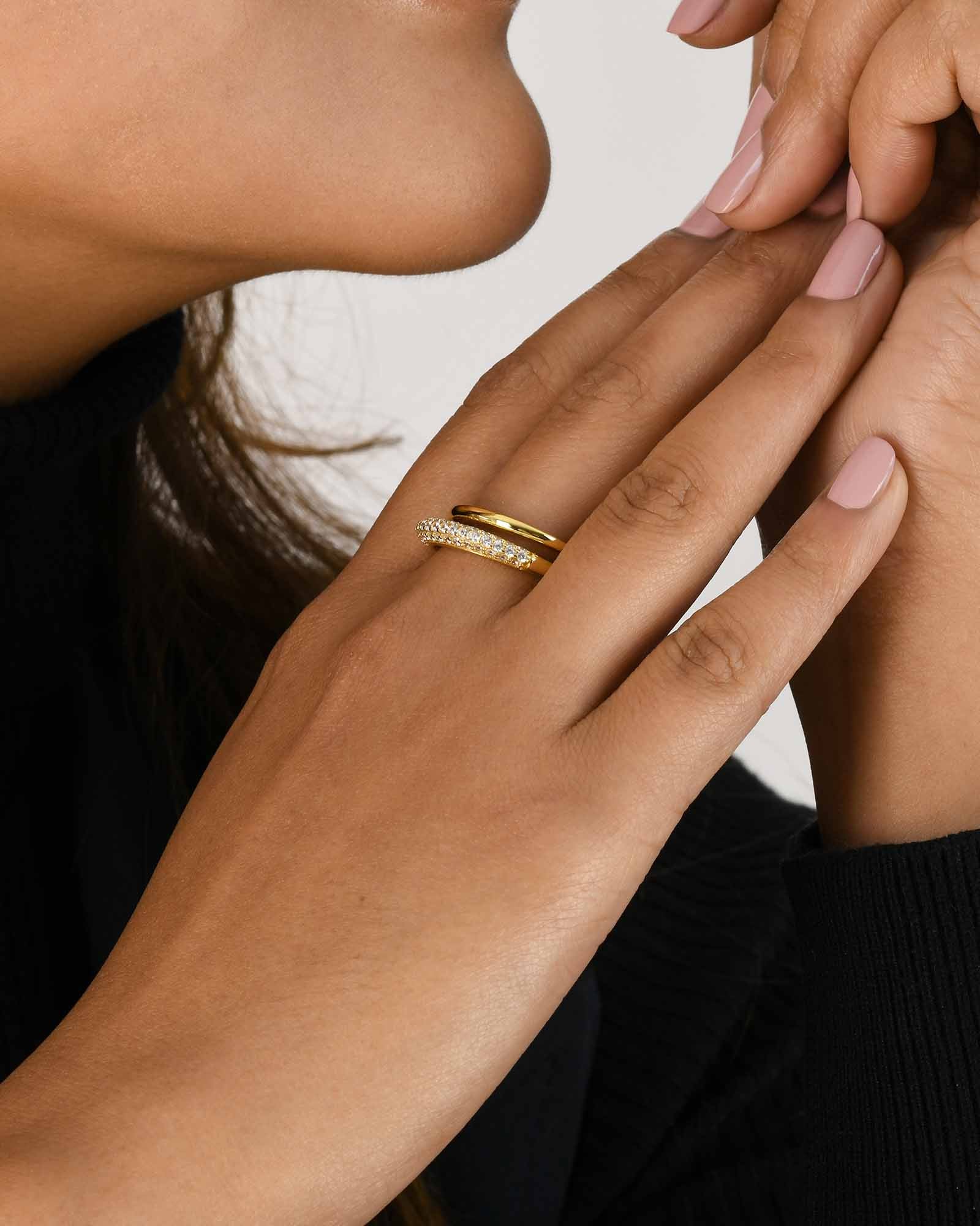 Elongated Drops Rings - 8210300