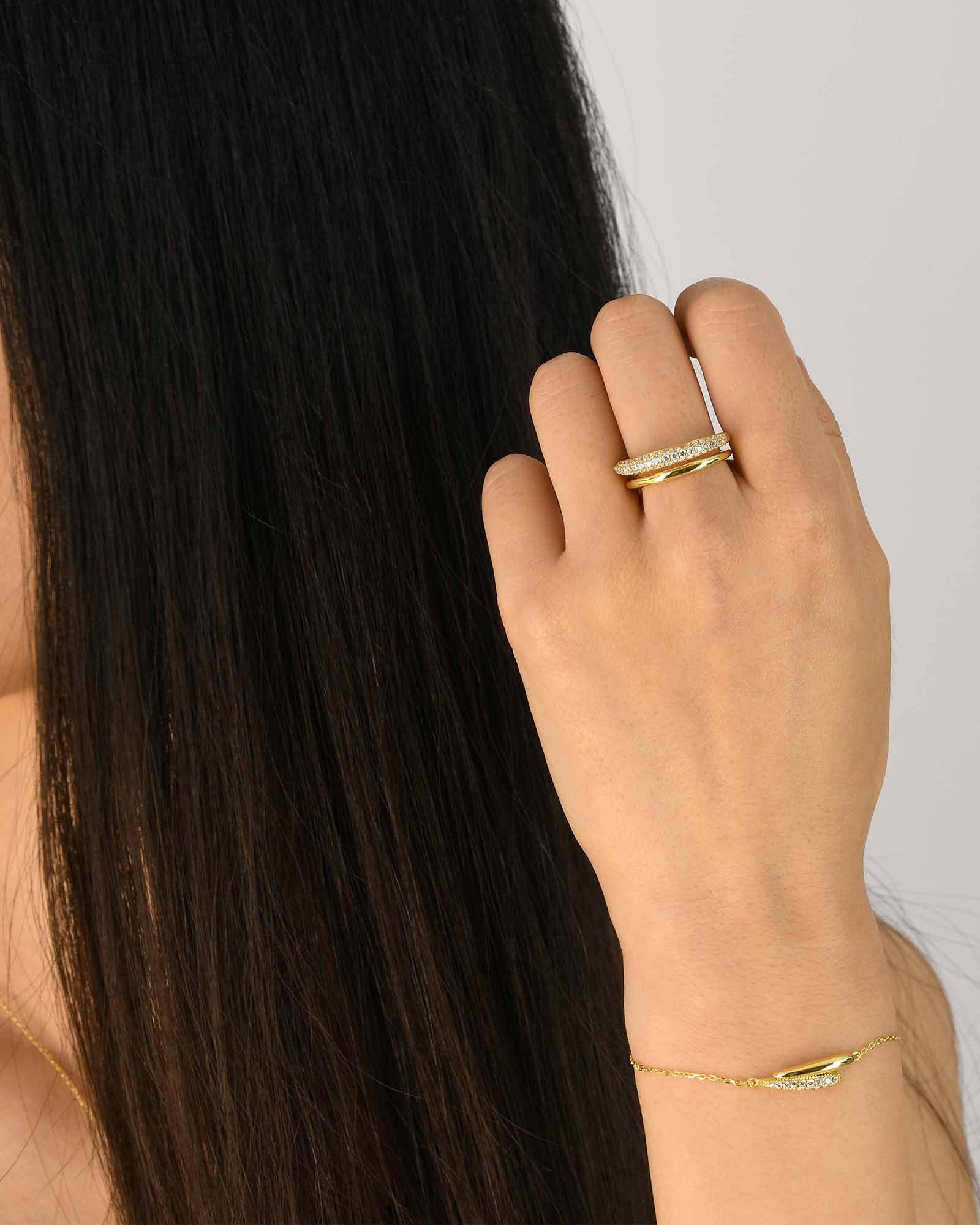 Elongated Drops Rings - 8210300