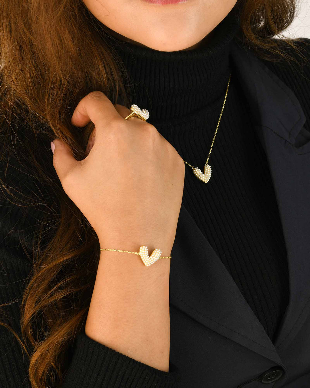 Heart Pearl Bracelet - 8120000