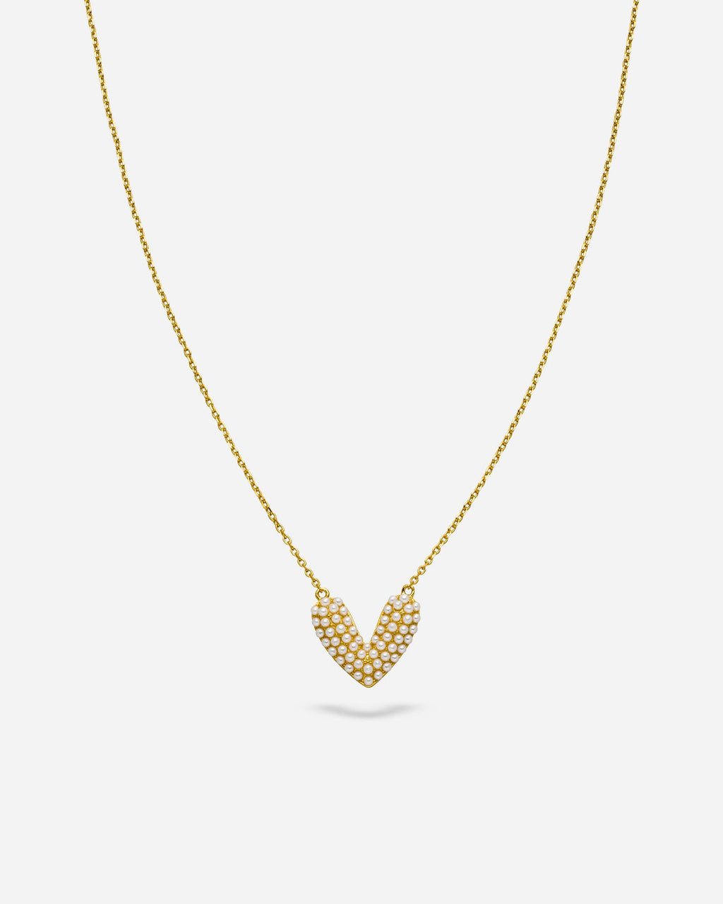 Heart Pearl Necklace - 8130000