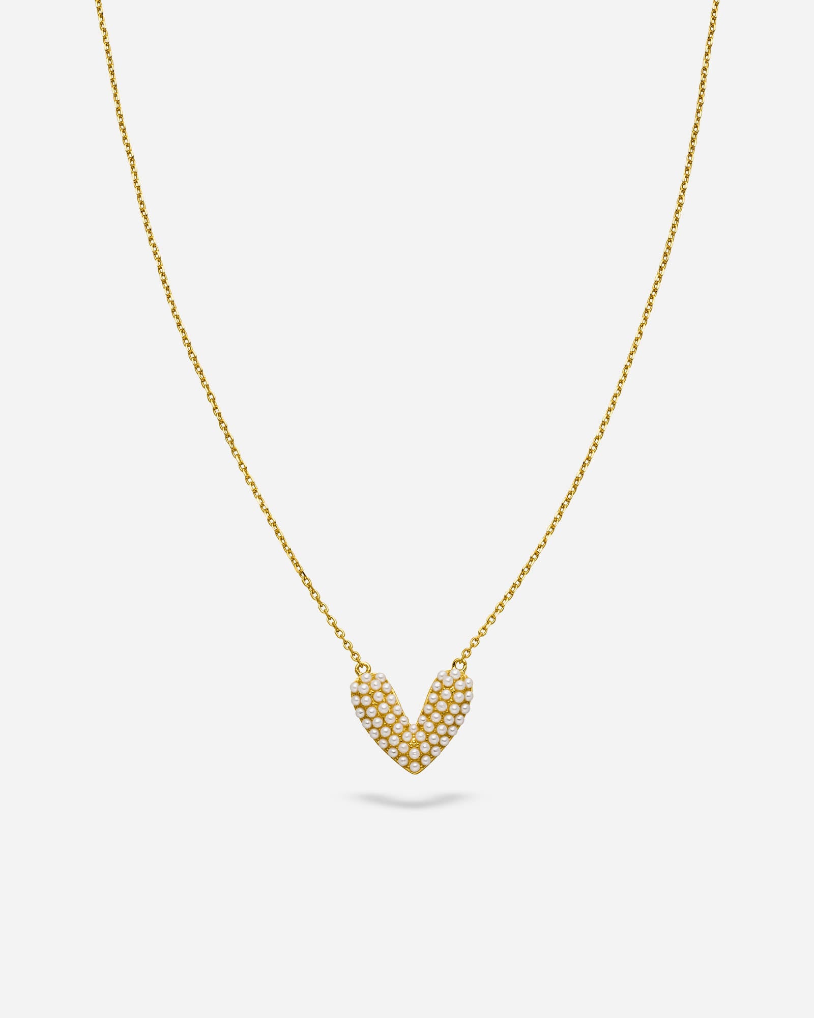 Heart Pearl Necklace - 8130000