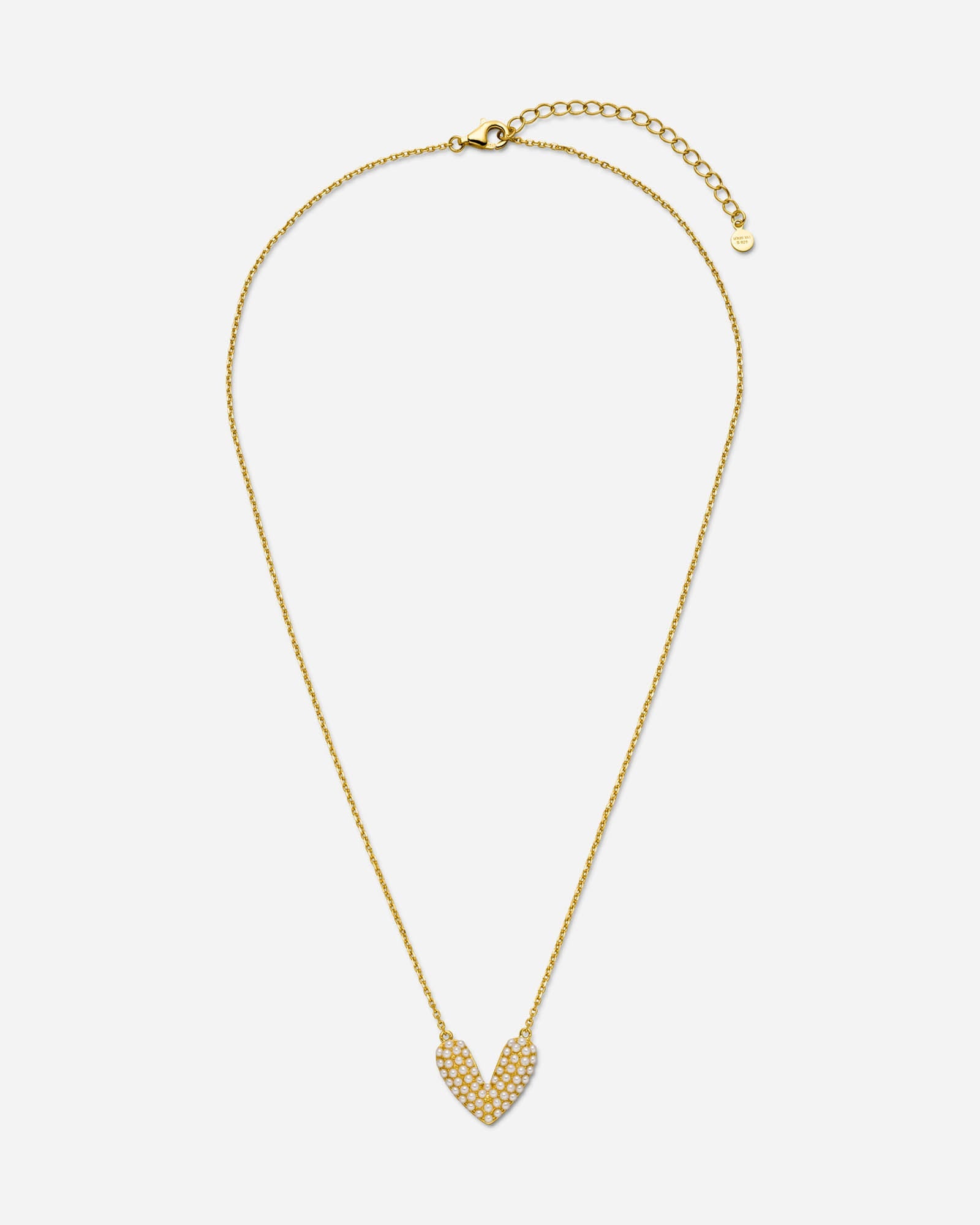 Heart Pearl Necklace - 8130000