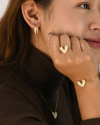 Heart Pearl Earrings - 8140000