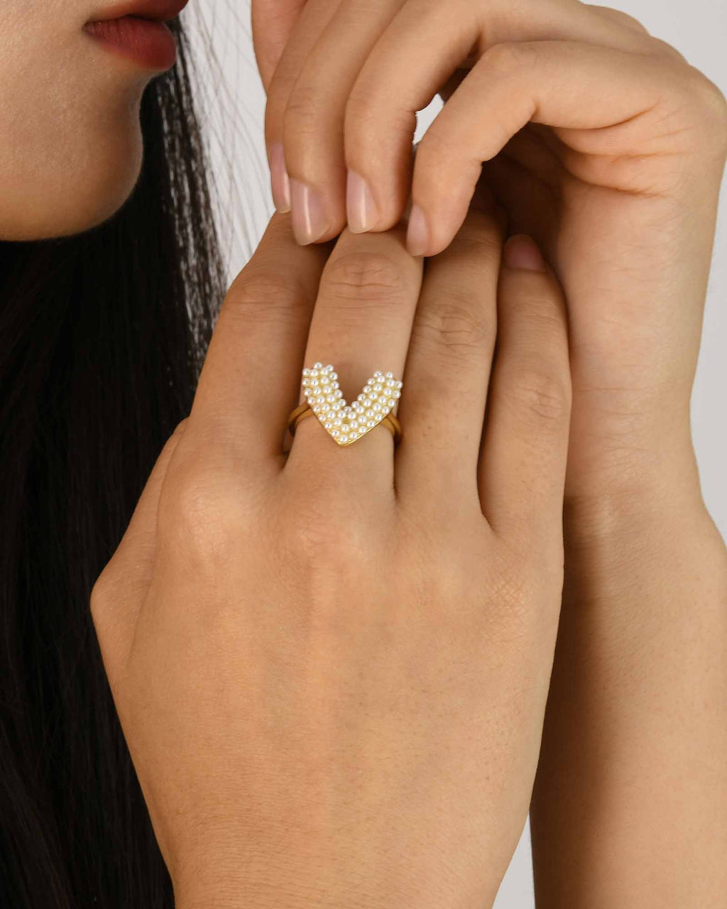 Heart Pearl Rings - 8110000