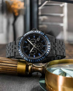 Majesté Frosted Iced Out 1181 Midnight Blue - 43mm