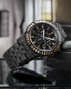 Majesté Frosted Iced Out 1183 Desert Gold - 43mm