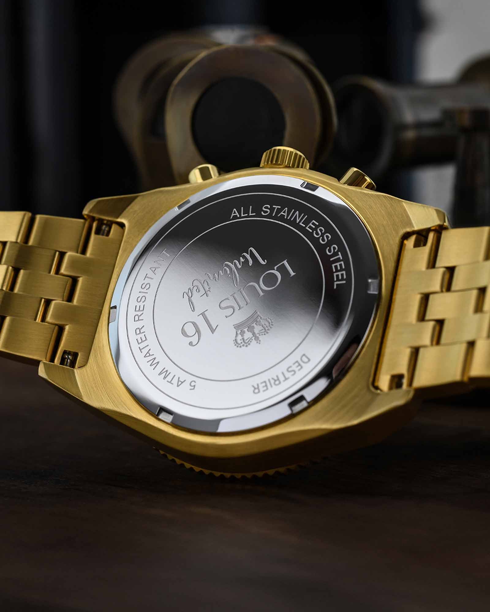 Destrier 3200 Chronograph Gold