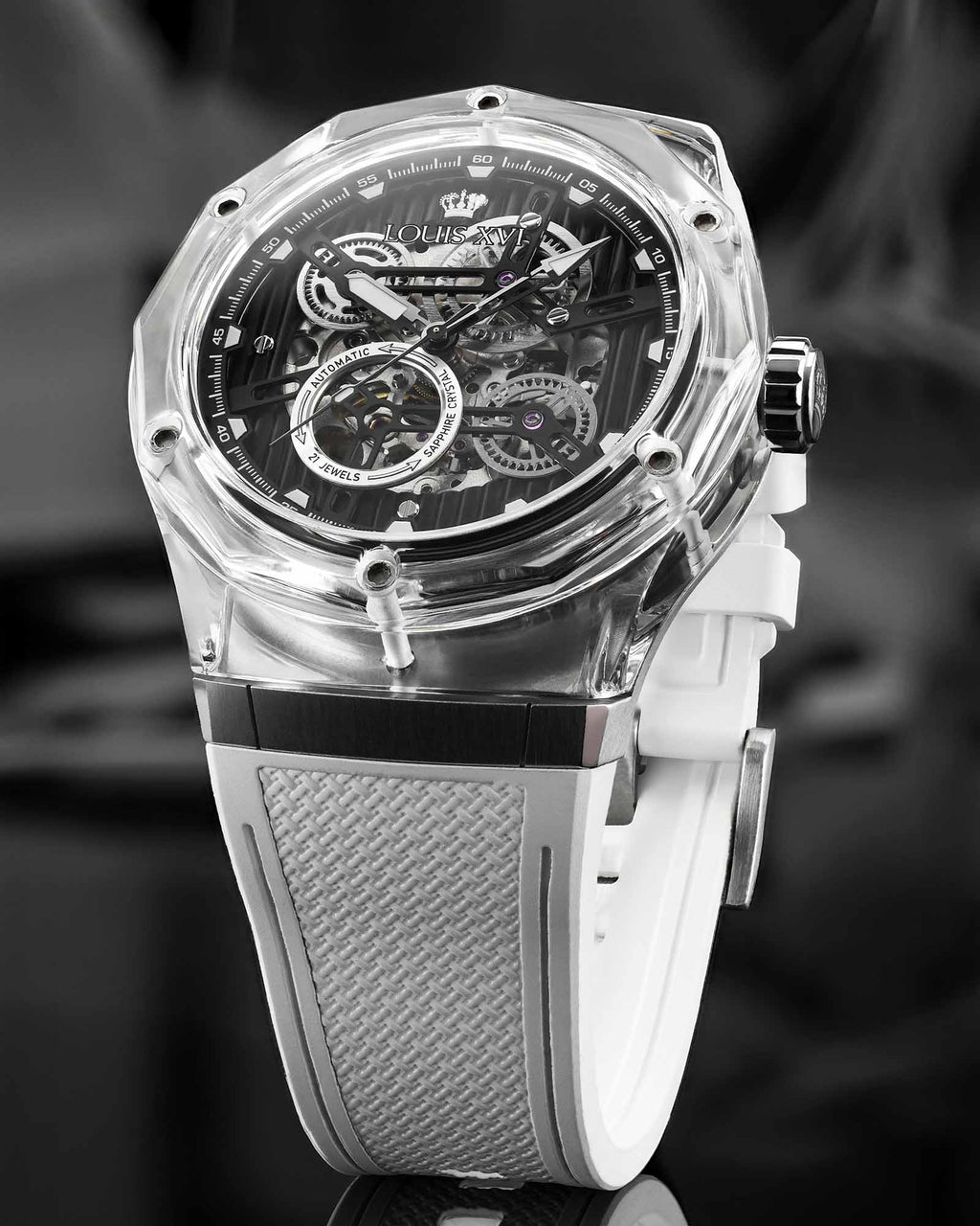 La Lumière Glass Automatic Ref. 3820 – Crystal White