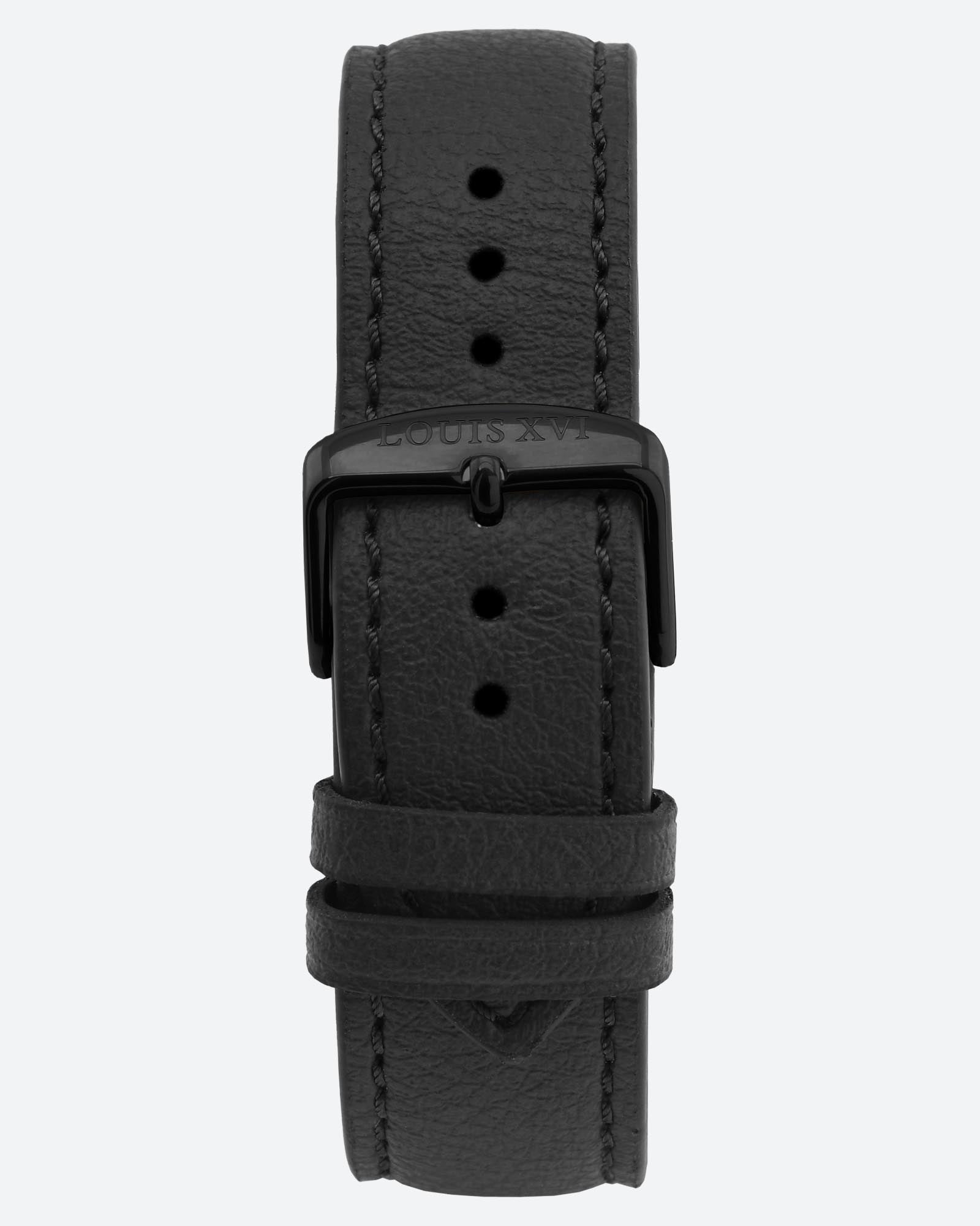 Bracelet Apple Leather - Black/Black